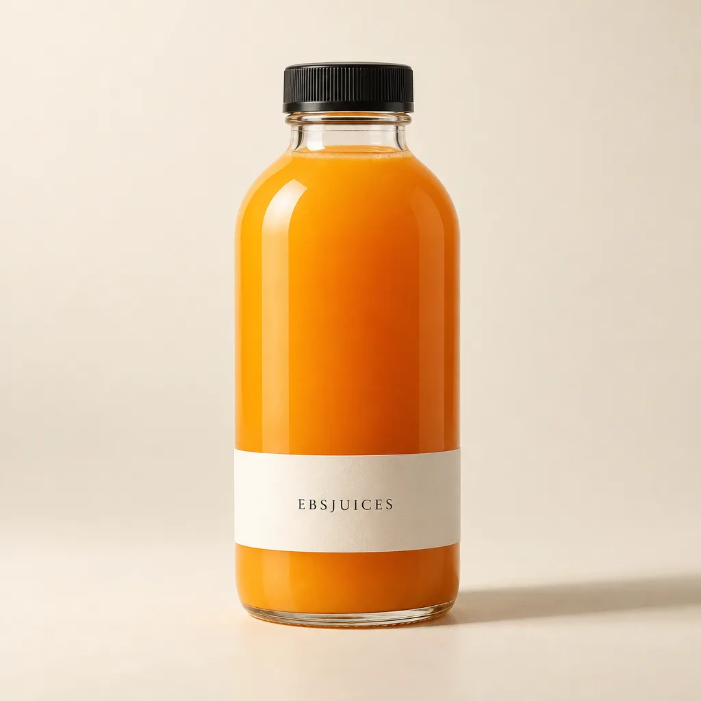 Premium Glass Bottle, round shape